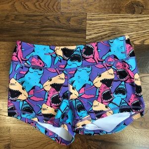 KFT shark booty shorts